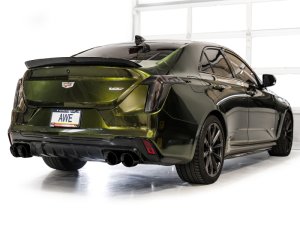 Cadillac CT4-V Blackwing Performance Exhaust - AWE Tuning - Cat-Back SwitchPath - Diamond Black - `21-`27